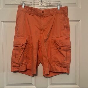 Ralph Lauren Orange Cargo Shorts